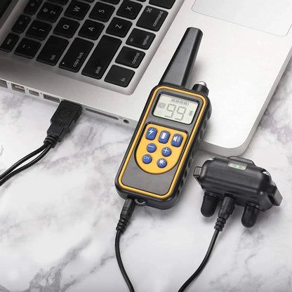 Electric Pet Dog Training Collar. Shock Training Collar. Electronic, Remote Control, Waterproof, Rechargeable