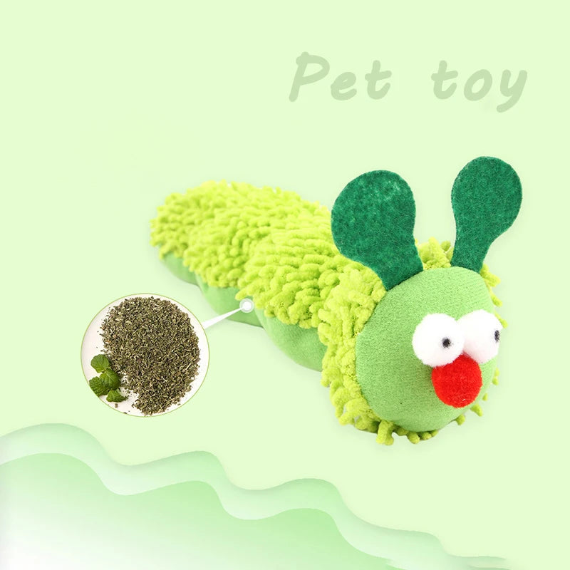 Cat Chew Toys. Caterpillar Catnip Molar Toy. Silvervine Cat Teaser. Interaction Toy. Clean Mouth Kitten Toy.