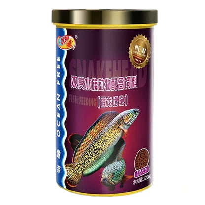Snakehead Fish Food. Special Feed For Brontosaurus, Thunderfish, Channidae Food. Promote The Growth Of Brightening 120g
