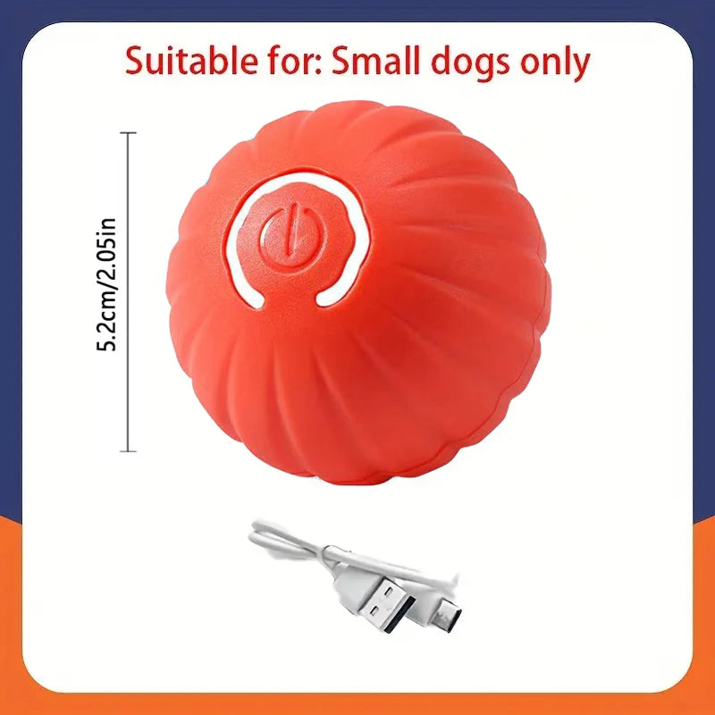 Smart Dog Toys. Electronic Ball, Interactive Pet Toy, Moving Ball. USB Automatic Moving Bouncing for Dogs and Cats