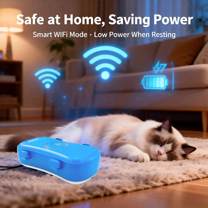 4G GPS Cat and Dog Tracker. Global Real-Time Pet Locator with SIM, WiFi Home Mode, Geo-Fence Alert, Lost Pet Finder, 10+ Days Battery
