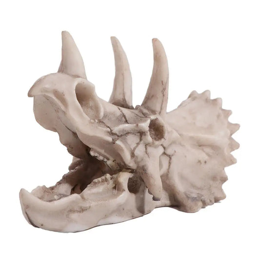 Animal Skull Fish Tank Dinosaur Ornaments. Aquarium Rhinoceros Bone Decoration. Crocodile, Jellyfish, Carp, Turtle