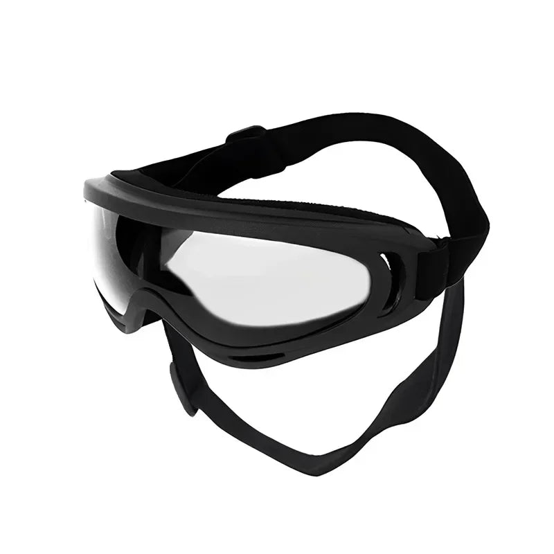 Pet Goggles, Adjustable, Anti UV Glare, Windproof Sunglasses for Dogs. Outdoor Hiking, Running, Beach. All Breeds Eye Protection, Black