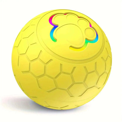 Smart Dog Interactive Toy Ball. Electronic Pet Toy Ball. USB Automatic Bouncing Rolling Toy With RGB Lights.