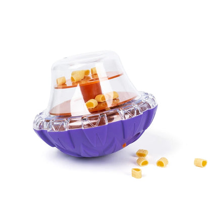 Dog Fun Bowl. Feeding Toys for Dog/Cat. Shaking Leakage Food Ball Food Dispenser. Tumbler Feeder Pet Interactive Toys.