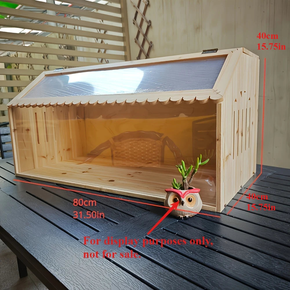 Small Pet Feeding Box. Chick Insulation, Hamster Box, Climbing Pet Villa - for Pet Mice, Rutin Chickens, Reptiles, Hedgehogs