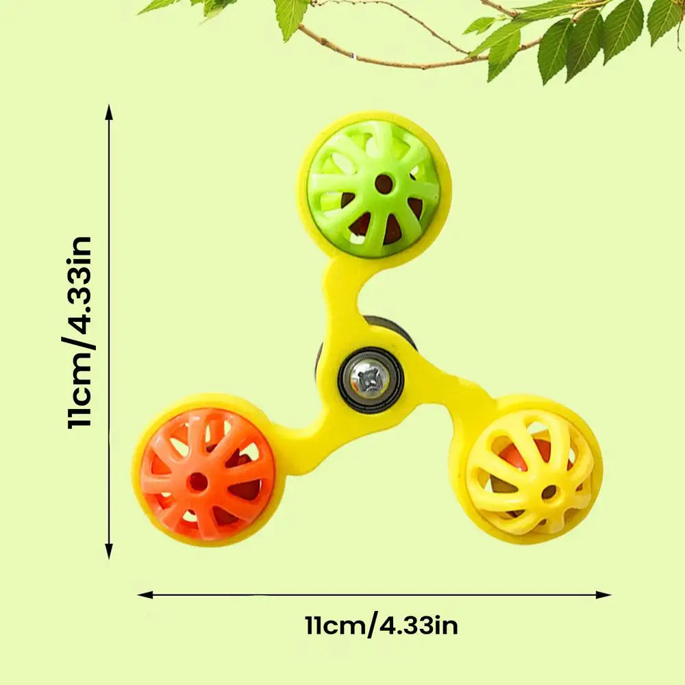 Bird Toys Interactive.  Rotating Windmill Toy. Bird Cage Toy For Parrots Rotating  For Stimulation and Entertainment.