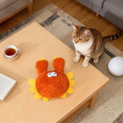 Pet Plush, Bite Resistant Toys. Interactive Cat/Dog Toys. Moving Animal Shaped Chew Toy. Indoor Exercise and Teeth Cleaning