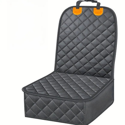 Dog Car Seat Cover for Front Passenger Seat, Waterproof, Non-Slip, Anti-Scratch Pet Seat Protector, Portable Travel Accessories