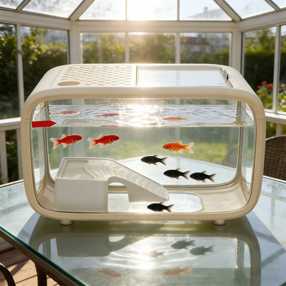 Desktop Fish Bowl for Aquatic Animals, Modern Aquarium, Suitable for home and office use