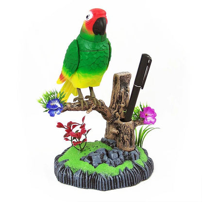 Sound Voice Control, Electric Bird Toy. Electric Simulation Induction Bird Cage toy.