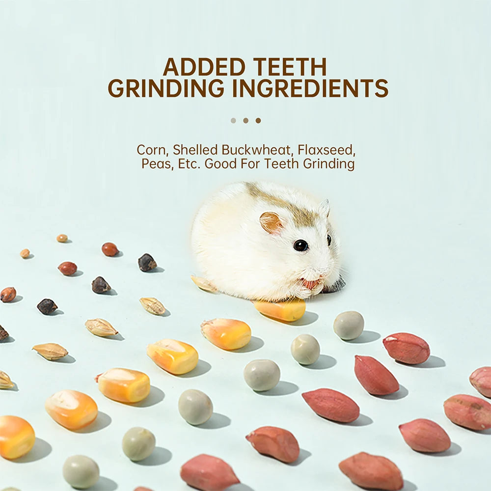 Hamster Food Grain Feed. Factory Wholesale. Golden Bear Hamster Nutritional Feed Molar Grain.