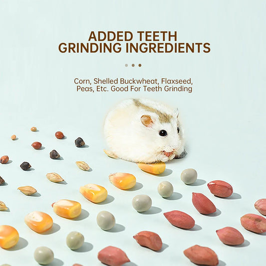 Hamster Food Grain Feed. Factory Wholesale. Golden Bear Hamster Nutritional Feed Molar Grain.