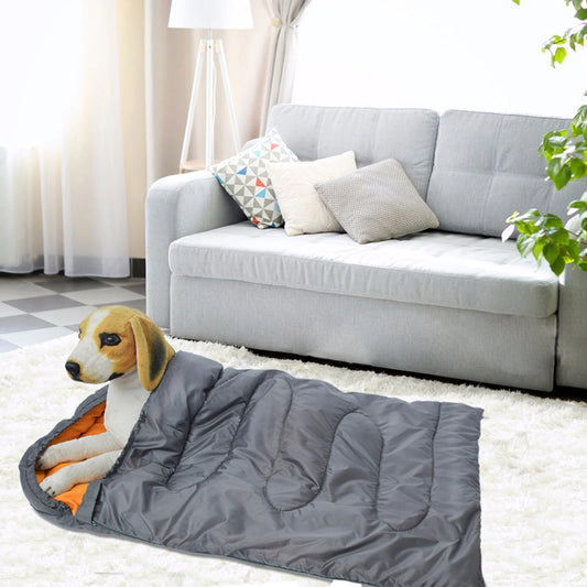 Waterproof Durable Thick Dog Sleeping Bag. Pet Bed for Indoor & Outdoor. Warm Dog House Mat. Portable Design  High-quality Material