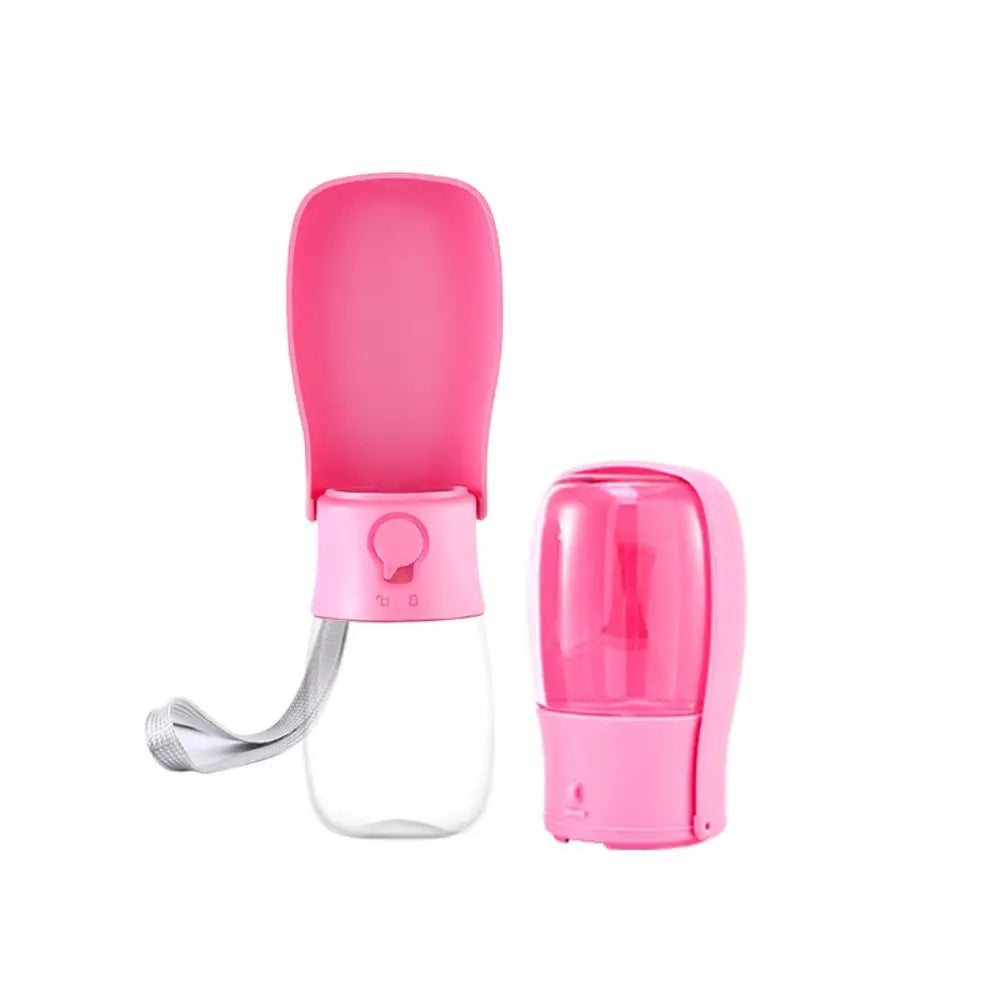 300ml Dog Water Bottle. Foldable, Leakproof, Pet Walking Feeder. Portable Pet Water Dispenser Container