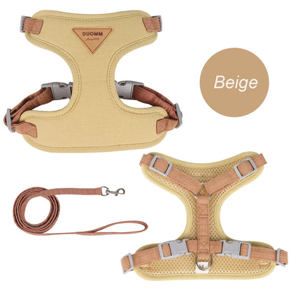 Cat/Puppy Outdoor Walking Supplies. Fashion Pet Harness and Leash Set for Small Dogs/Cats. Breathable, Durable Kitten Harnesses