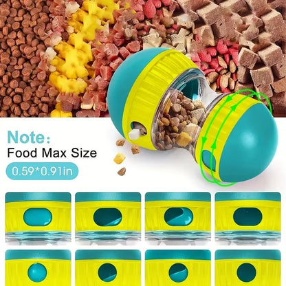 Lenovo Pet Supplies. Slow-Feed Rolling Food-Dispensing Ball for Dog. Training Plastic Pet Toys Promoting Fun and Healthy Eating