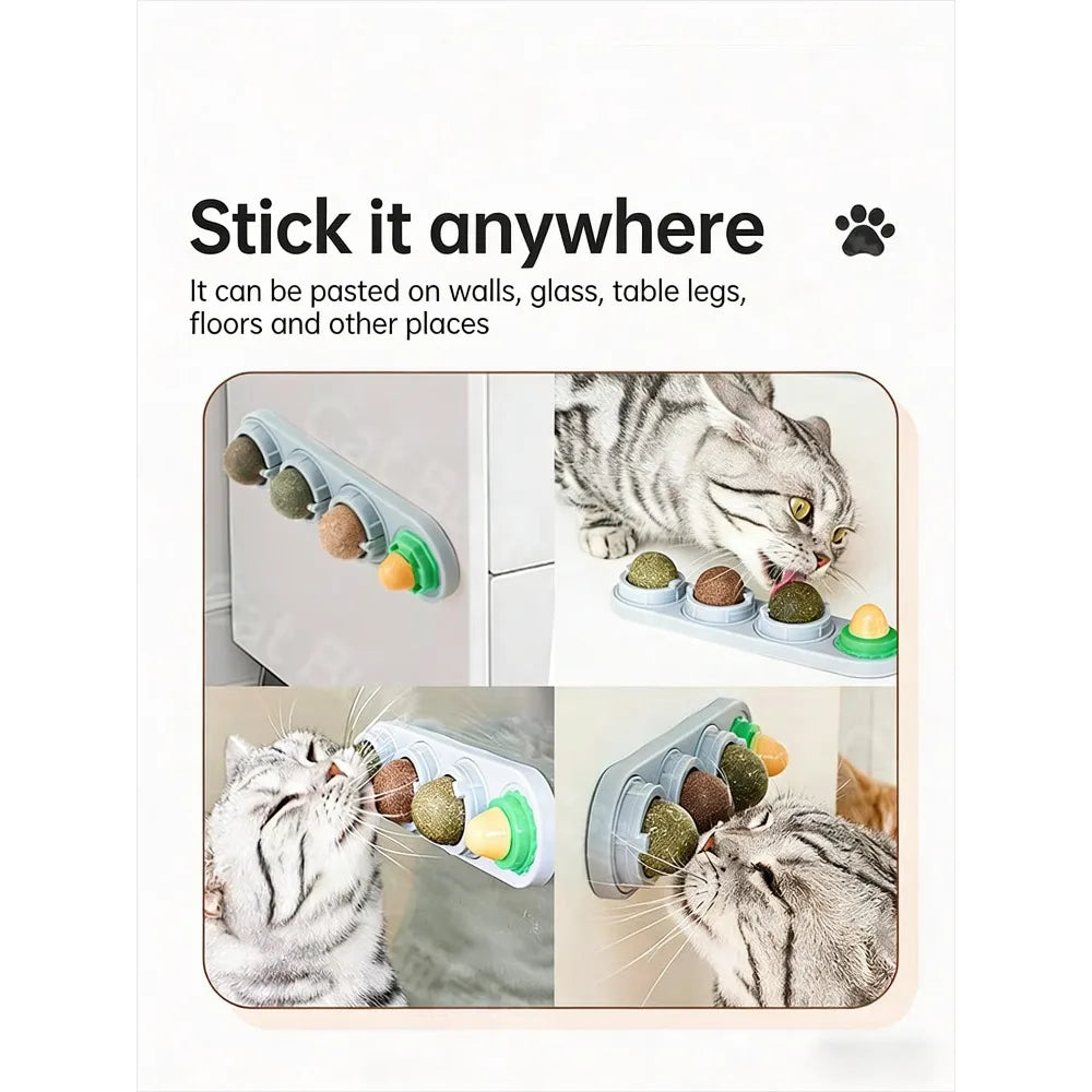 Multifunctional Cat Sugar Lickable Treats & Interactive Cat Toy | Stress Relief Pet Supplies with Assorted Flavors