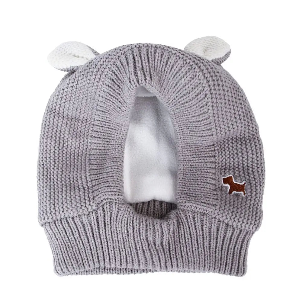 Quiet Dog Ear Muffs. Noise Protection. Pet Ear Covers. Knitted Hat. Anxiety Relief, Winter Warm Earmuffs For Medium Large Dogs. New