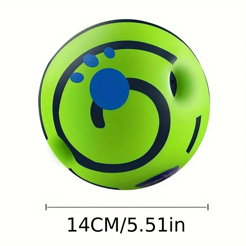 Funny Interactive Giggle Ball - Balls for Dog IQ Training, Pet Interactive Toy, Stimulating Play, Mental Stimulation, and Exercise