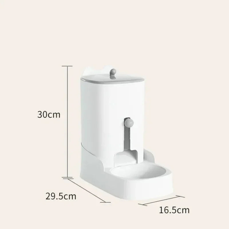 Dog/Cat Water Fountain. Large Capacity Pet Feeder. Gravity Food Feeder Gravity Water Fountain for Cats