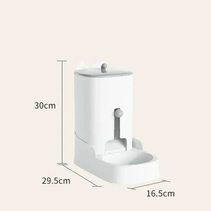 Dog/Cat Water Fountain. Large Capacity Pet Feeder. Gravity Food Feeder Gravity Water Fountain for Cats