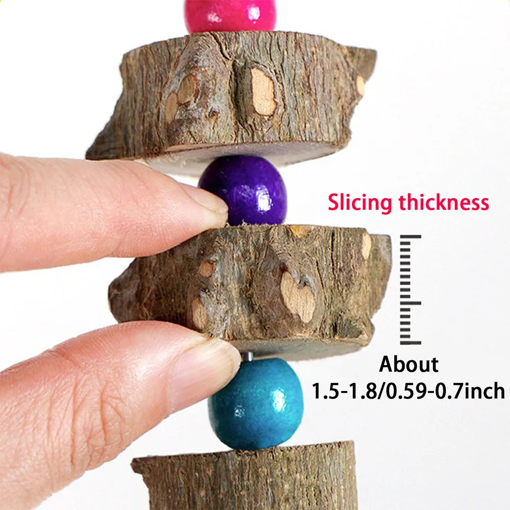Bird Chew Toys, Natural Wood Toys. Wooden Parrot Chew Toy. Bird Cage Decoration.  Parrot and Cockatiels
