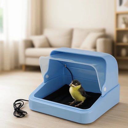 Visual Bird Incubator. 3-speed Adjustment, Adjustable Heat Chick Brooder. Thermostat Controlled Bird Brooding Box Poultry Habitat