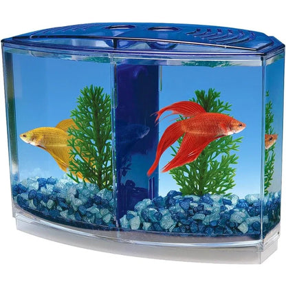 A fish tank suitable for families, with a lid and a partition inside. Suitable for raising small and medium-sized fish