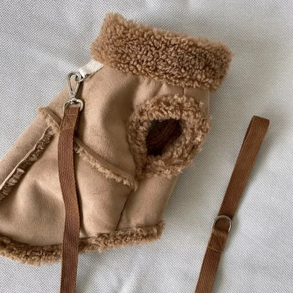 Dog Cute Vest/Jacket Accessories. Small Dog Luxury Autumn/Winter Medium Dress. Soft Pet Clothing. Designer Coat