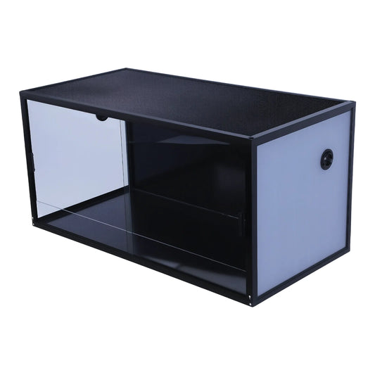 120 Gallon Mesh Top Enclosures with Sliding Door Top Screen Ventilation 48x24x24In Suitable for Ball Python & Gecko Lizard