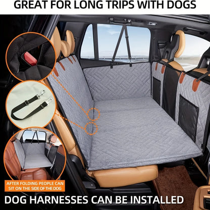 Dog Seat Cover for the Car. For Pets, Waterproof Pet Seat Cover/Hammock. Scratch Proof, Nonslip, Durable Soft Pet Back Seat Covers