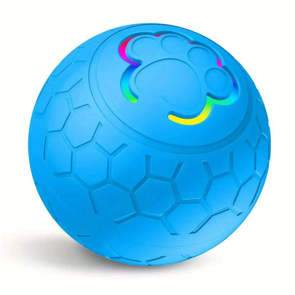 Smart Dog Interactive Toy Ball. Electronic Pet Toy Ball. USB Automatic Bouncing Rolling Toy With RGB Lights.