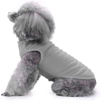 Dog Shirt Clothes, Spring Summer T Shirt Apparel. Soft Blank Shirts Clothes.  Extra Small/ Medium /Large/ Extra Large Size