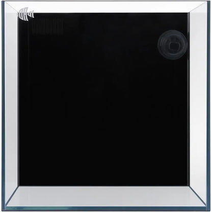 8-Gallon Saltwater Tank with Low Iron Glass, 45° Joints, Ideal for Marine and Reef Aquariums