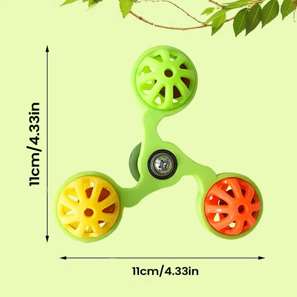 Bird Toys Interactive.  Rotating Windmill Toy. Bird Cage Toy For Parrots Rotating  For Stimulation and Entertainment.