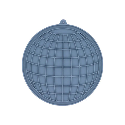 Silicone Pet Licking Mat. Cat Anti-choking With Slow Food Bowl. Puppy Bath Distracted Licking Plate.