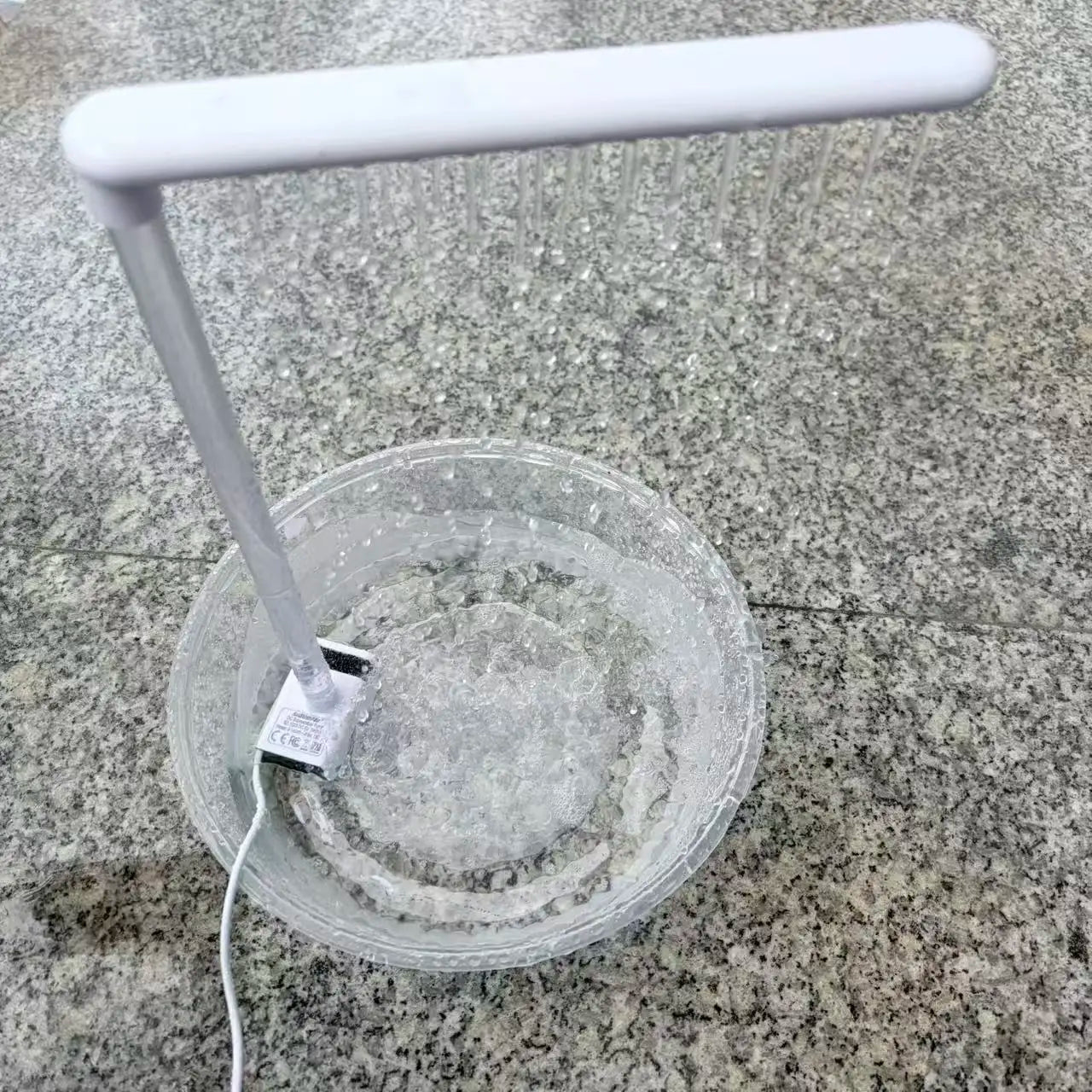 Outdoor Bird Bath Kit. USB Electric Water Pump + Sprinkler Head + Hose, Bird Bath Fountain Shower