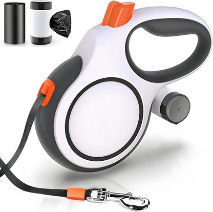 5m 8m 50kg Dog Leash. Retractable Roulette Collar for Small or Big Dogs. Adjustable, Walking or Hiking. French Bulldog Rope