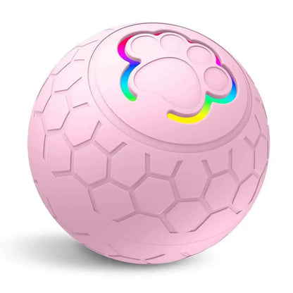 Smart Dog Interactive Toy Ball. Electronic Pet Toy Ball. USB Automatic Bouncing Rolling Toy With RGB Lights.