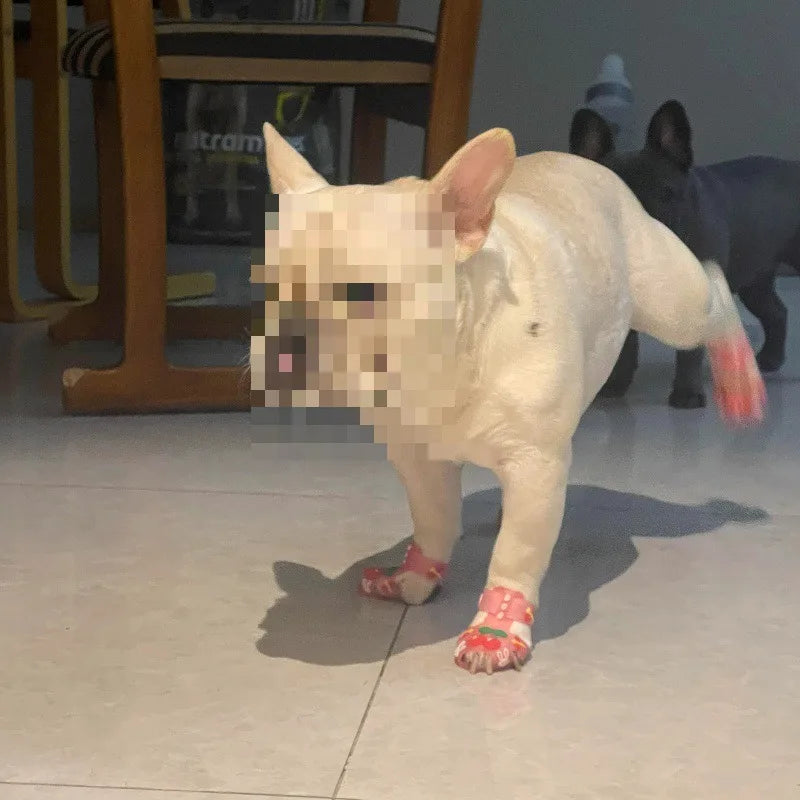 Dog Summer Sandals. Cartoon Fashionable. Anti-slip, Breathable Rain Boots, Waterproof, Wear-resistant