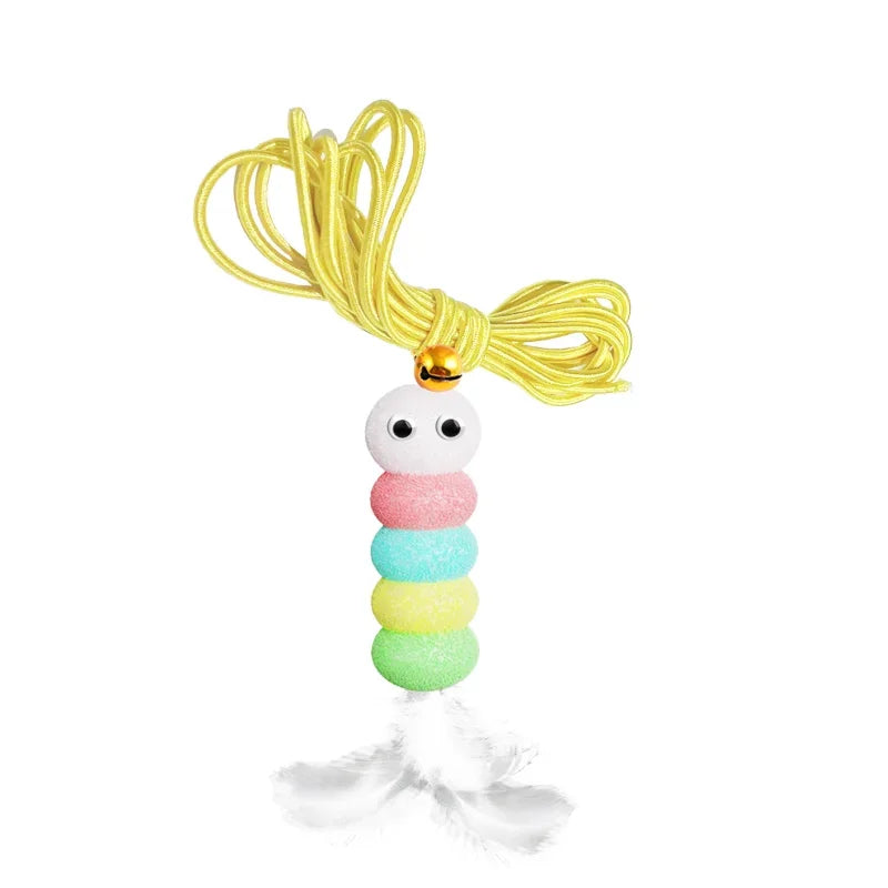 Popular new interactive electric cat toys for hanging inside doors. Automatic cat ball toys for self play.