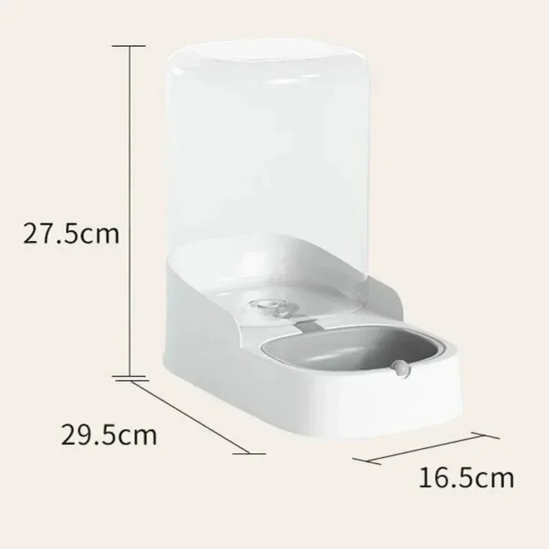 Dog/Cat Water Fountain. Large Capacity Pet Feeder. Gravity Food Feeder Gravity Water Fountain for Cats