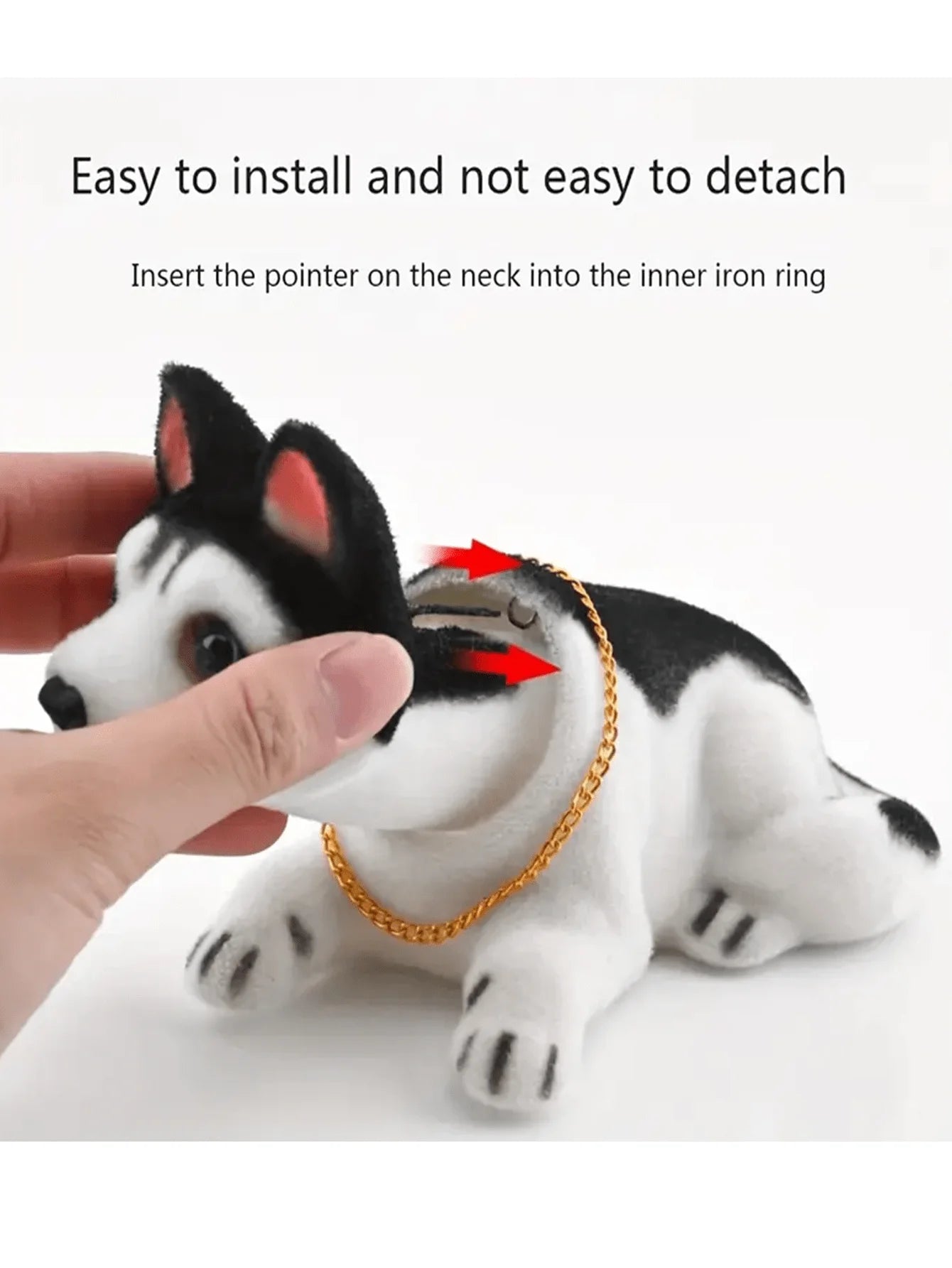 Cute Nodding Dog Dashboard Decor - Creative Resin Pet Statue For Vehicle Interior, Accessories