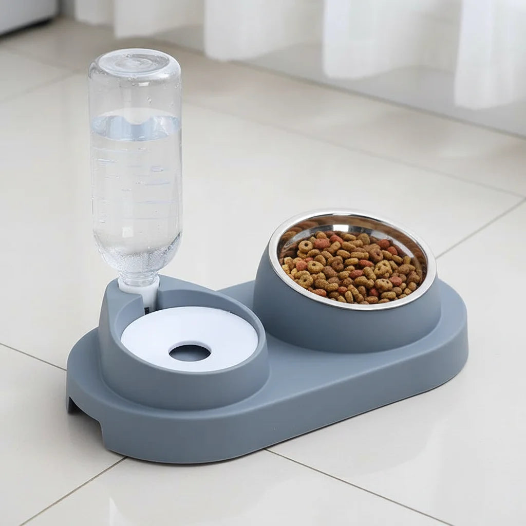 Pet Bowls. Automatic Water Dispenser Feeder. Cat/Dog Food/Water Bowl. Non-Slip Pet Feeding.