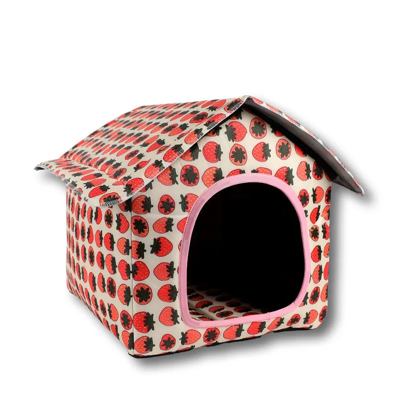 Water-resistant, Foldable and Detachable Pet House. Ideal for Cats/Dogs in Outdoor Environments.