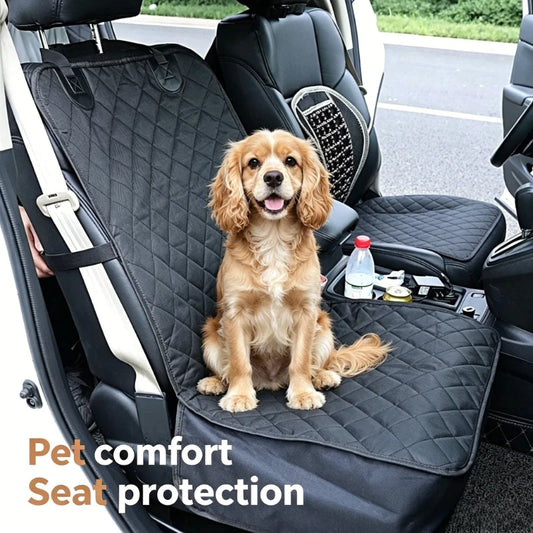 Dog Car Seat Cover for Front Passenger Seat, Waterproof, Non-Slip, Anti-Scratch Pet Seat Protector, Portable Travel Accessories