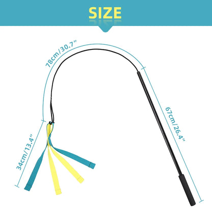 Pet Dog Interactive Flirt Pole Toys. Durable, Detachable Toy. Outdoor Activities, Dog Training Toys.