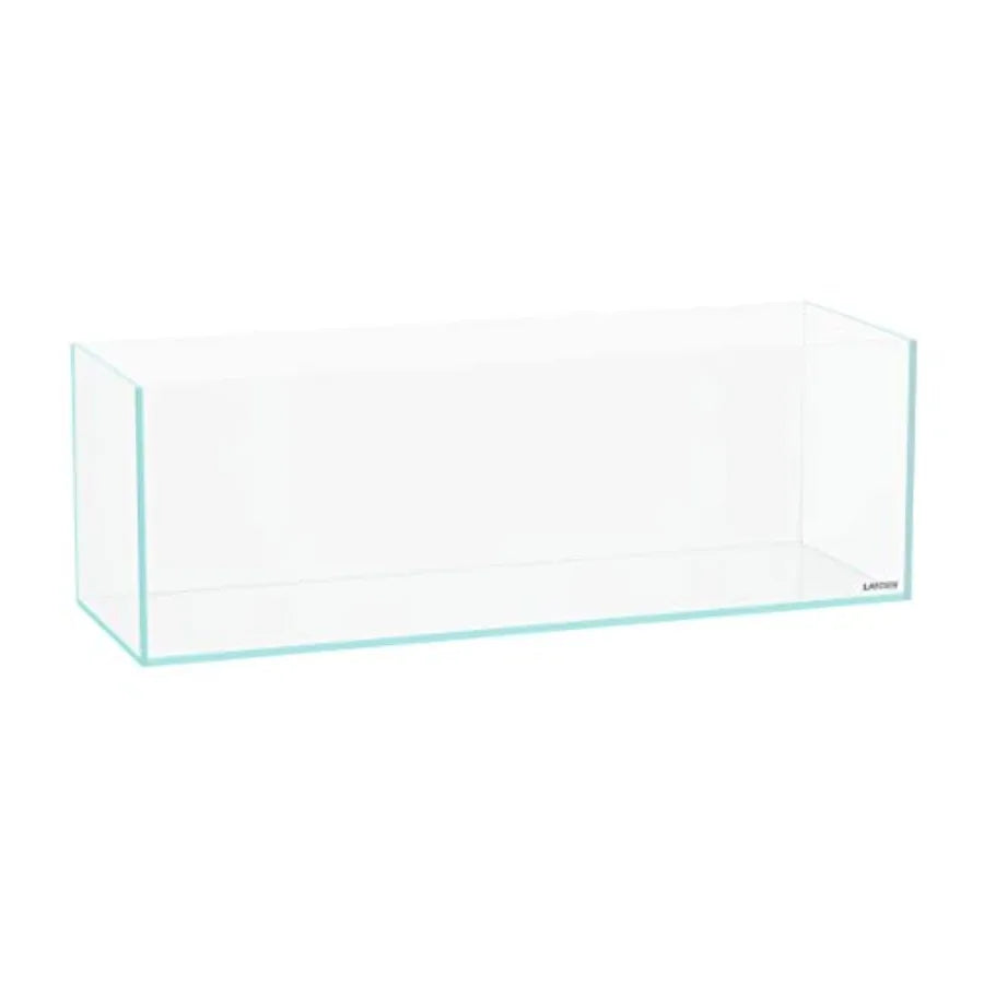 60L 5.8 Gal Rimless Low Iron Aquarium. Long Fish Tank Bookshelf Aquarium W23.6×D7.87×H7.87 in 60x20x20cm 5mm Thickness
