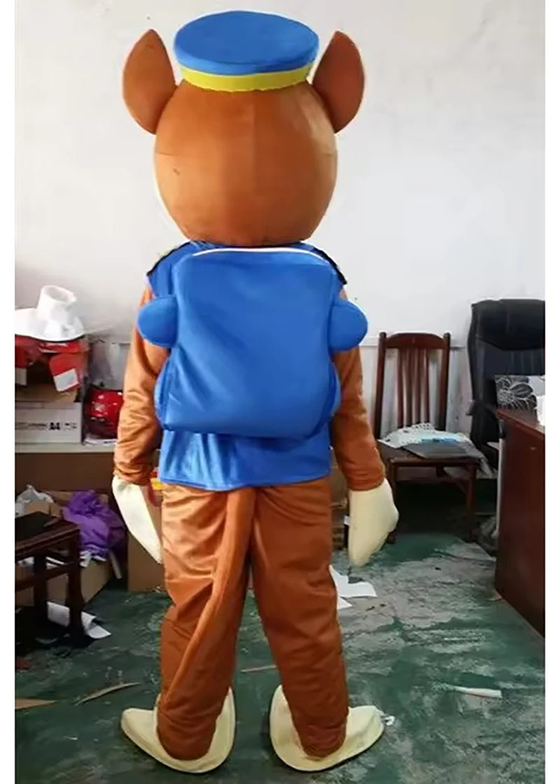 Anime Dog Mascot Costume. Walkable Cartoon Doll. Props, Halloween, Carnival, Party, Performance, Cosplay.